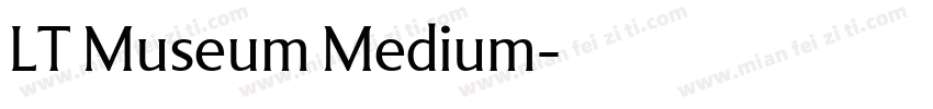 LT Museum Medium字体转换